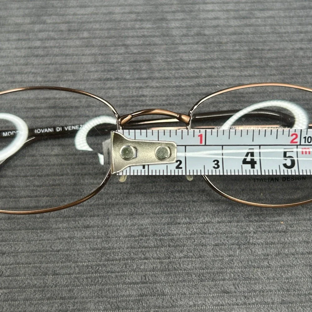 Giovani di Venezia Anthony Brown Y2k Eyeglass Frames Italian Design 51-20-145